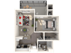 Bungalow Plus - two bedroom, one bathroom unit at FountainGlen Temeucla
